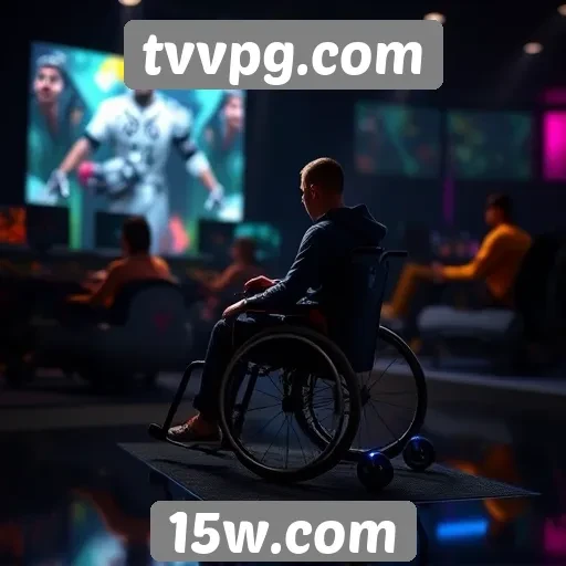 Acessibilidade em jogos no site tvvpg.com